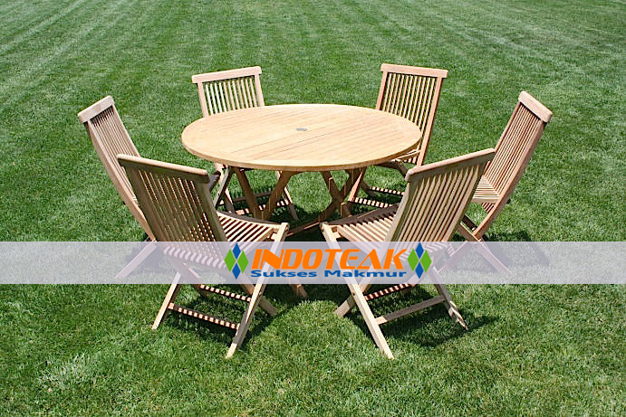 Folding items teak furniture